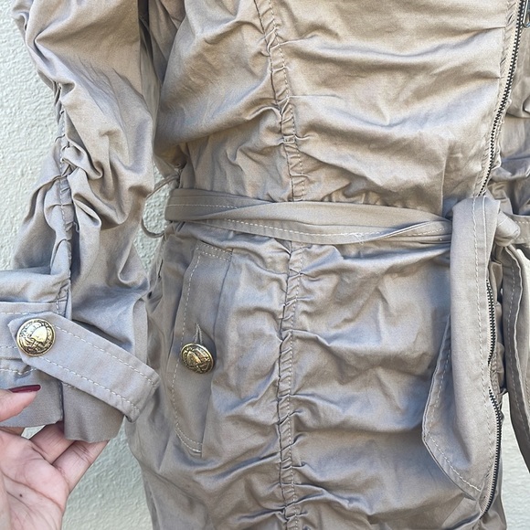Rinascimento Trench Ruched Jacket - Picture 3 of 9
